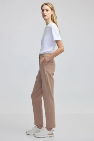 شلوار زنانه بژ راسته رسمی برند ایپکیول