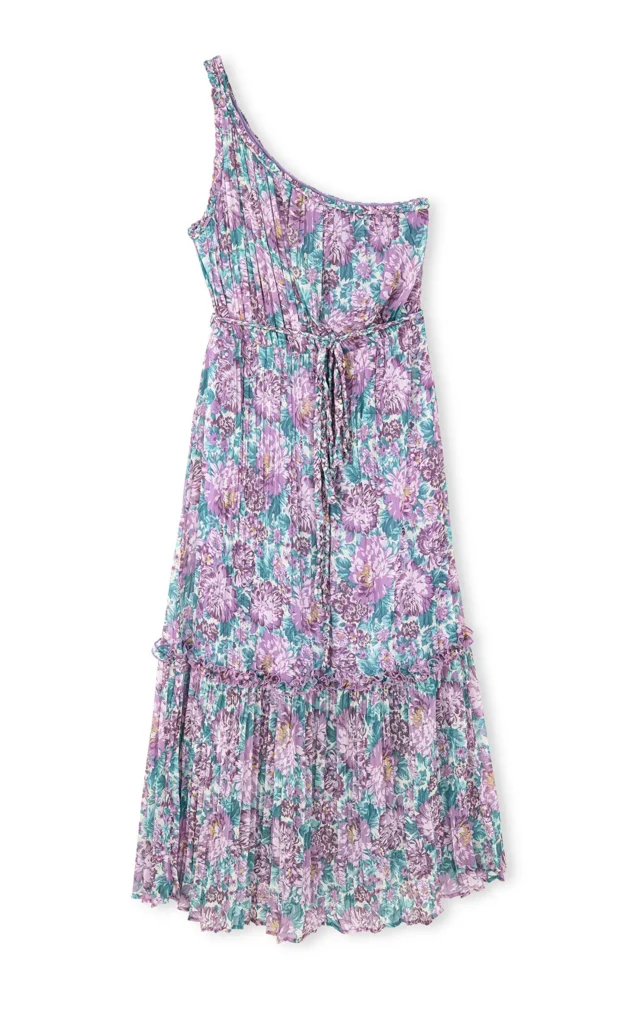 پیراهن زنانه طرح‌دار میدی طرح‌گل خنک ایپکیول