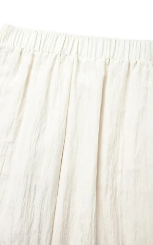 شلوار زنانه سفید کشی راحت راسته ایپکیول