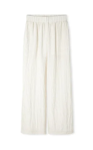 شلوار زنانه سفید کشی راحت راسته ایپکیول