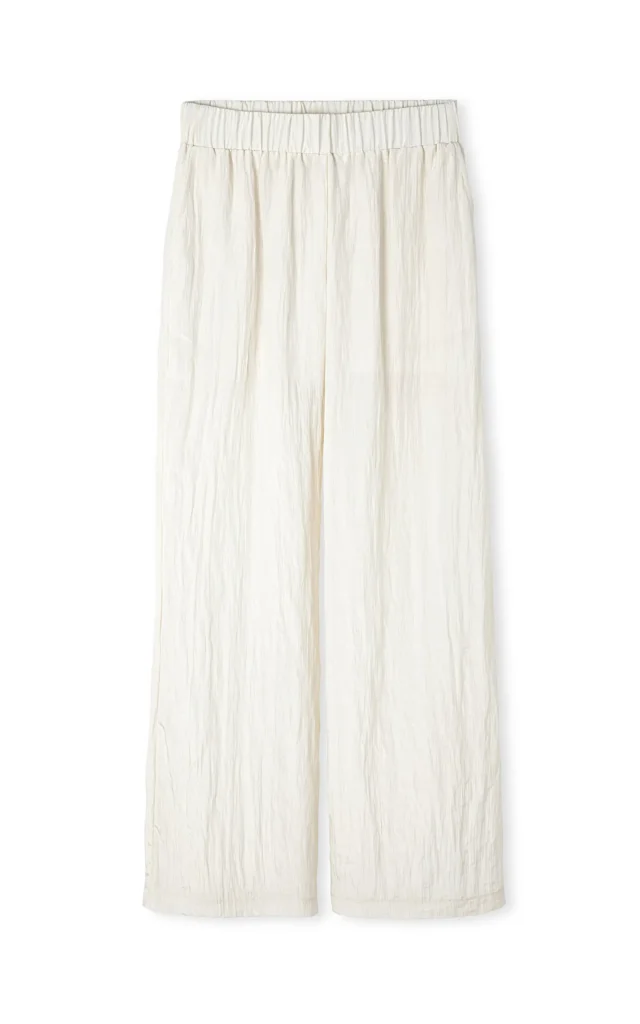 شلوار زنانه سفید کشی راحت راسته ایپکیول