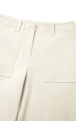 شلوار زنانه راسته شیری مجلسی ایپکیول