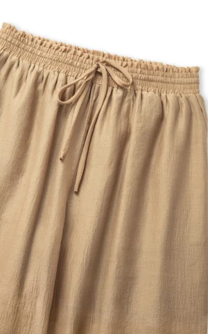 شلوار زنانه کشسان راحت بژ شیک ایپکیول