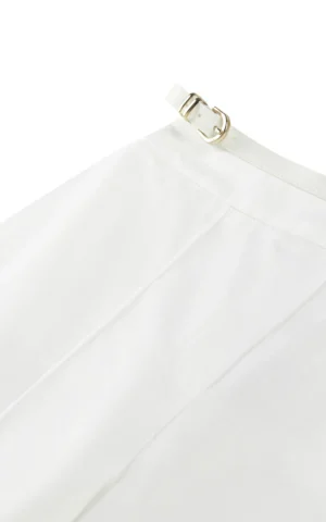 شلوار زنانه سفید راسته فیت مجلسی ایپکیول