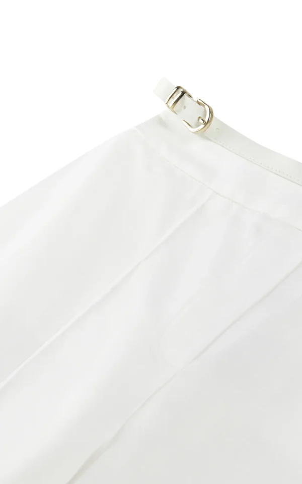 شلوار زنانه سفید راسته فیت مجلسی ایپکیول