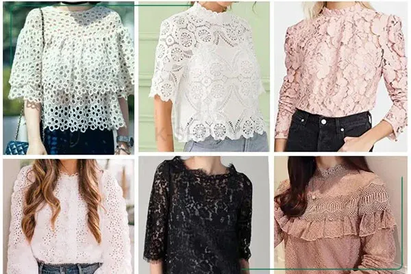 مدل بلوز زنانه توری