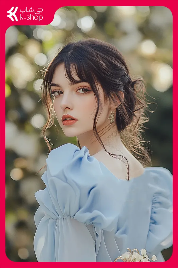 پیراهن آستین پروانه‌ای
