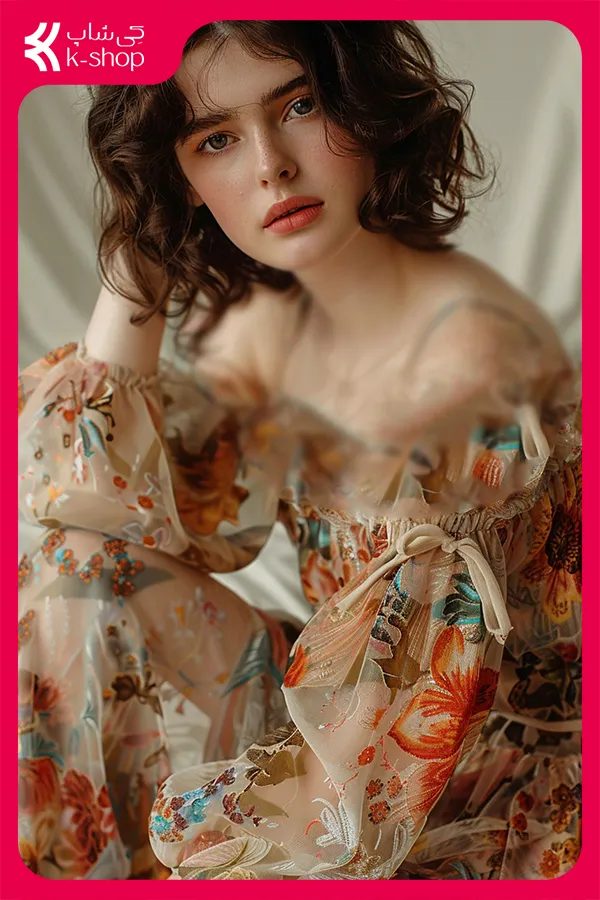 پیراهن بوهو طرح‌دار (Boho Style)