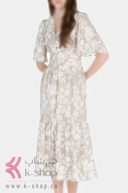 پیراهن زنانه تابستانی گل‌دار ماکسی