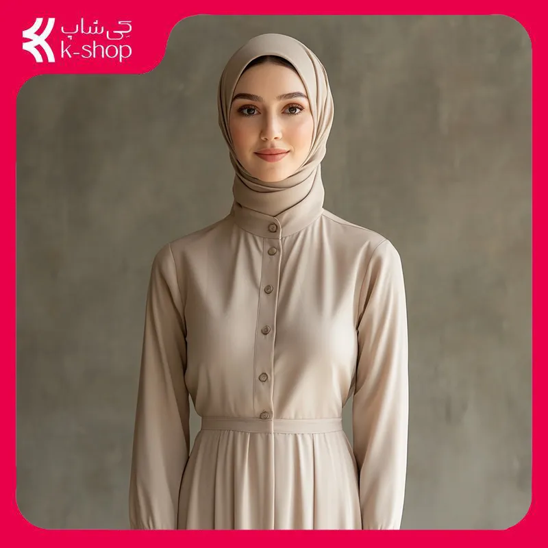 پیراهن شومیز‌دار دکمه‌ای